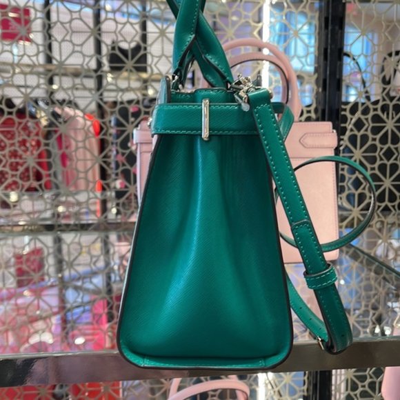 Kate Spade Staci Medium Satchel Green Bean - Picture 7 of 16